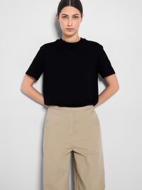 CUELLO CISNE CAMISETA, Black, highres