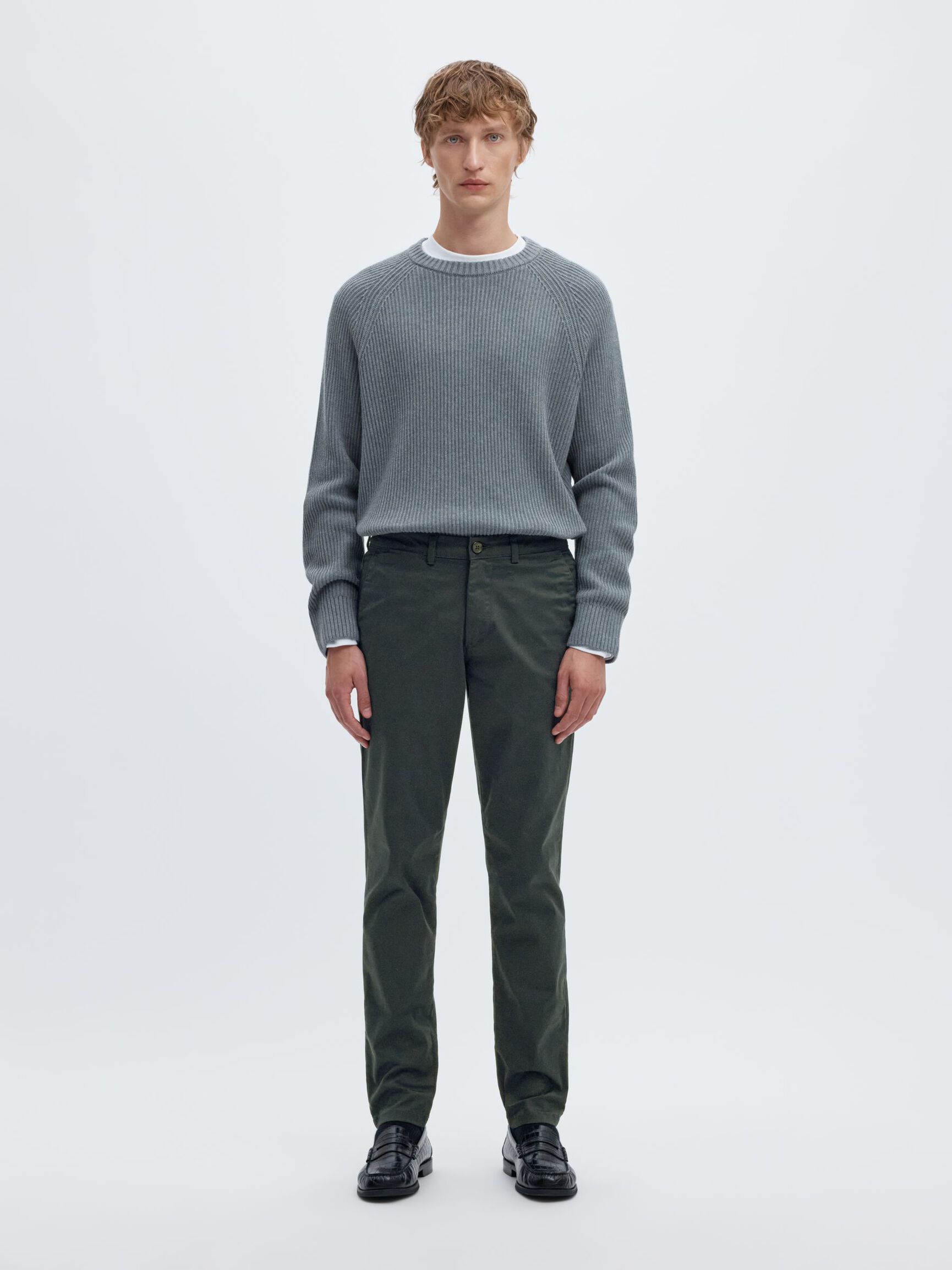 175 SLIM FIT FLEX CHINO, Dark Shadow, highres