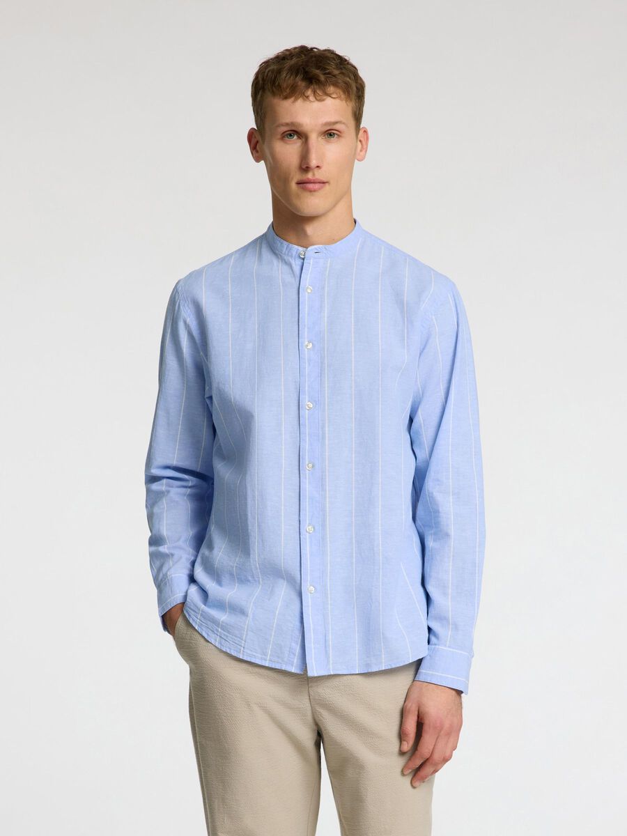 Selected LONGSLEEVE LINNENMIX OVERHEMD, Cashmere Blue, highres - 16079054_CashmereBlue_1175170_003.jpg