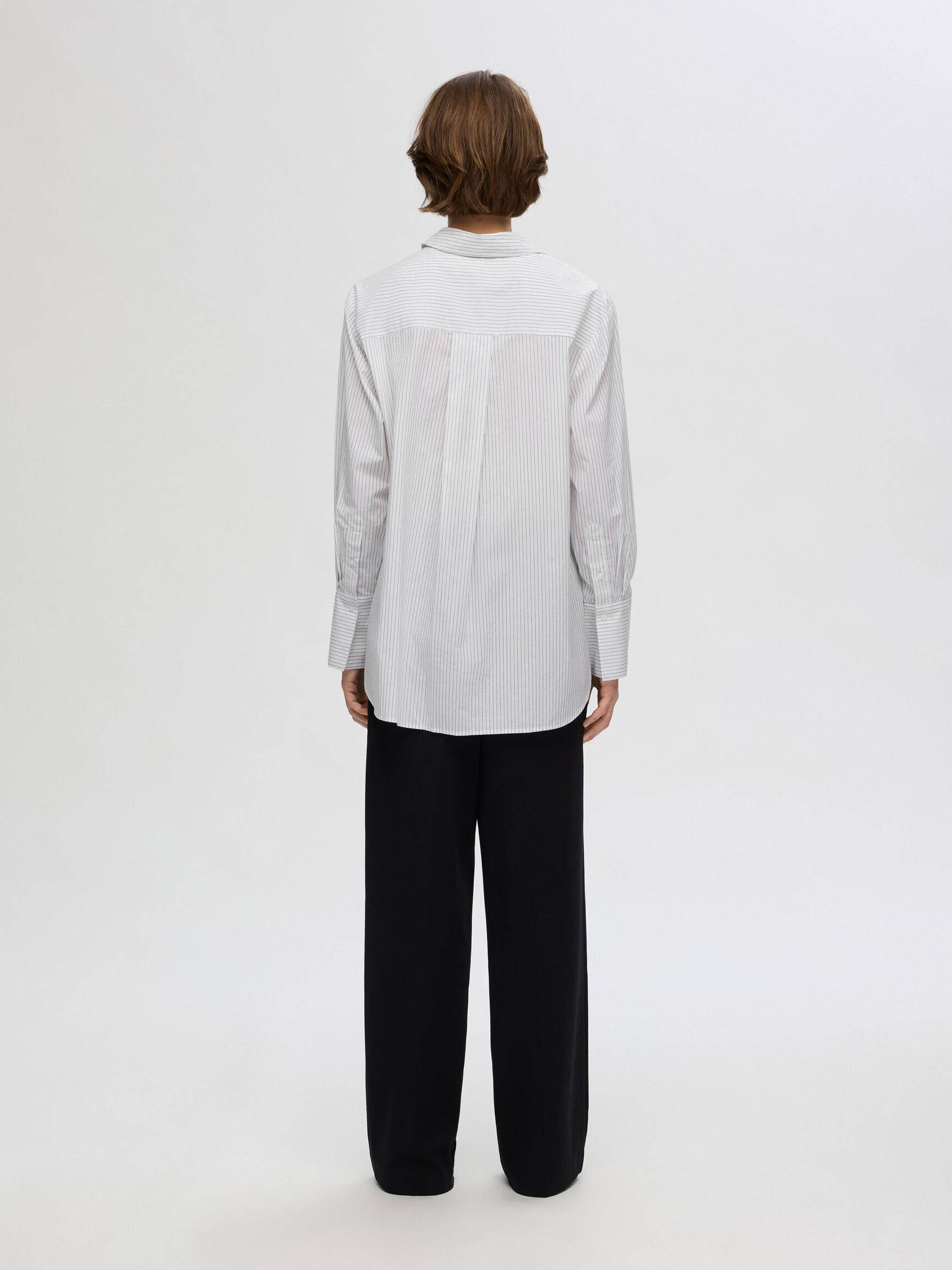 100% BAUMWOLL HEMD, Bright White, highres