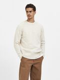Selected LONG-SLEEVED KNITTED JUMPER, Oatmeal, highres - 16086699_Oatmeal_1051469_003.jpg