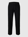 Selected 196 STRAIGHT FIT BROEK VAN LINNENBLEND, Black, highres - 16096224_Black_001.jpg