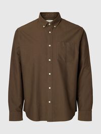 OXFORD LONG SLEEVED SHIRT, Delicioso, highres