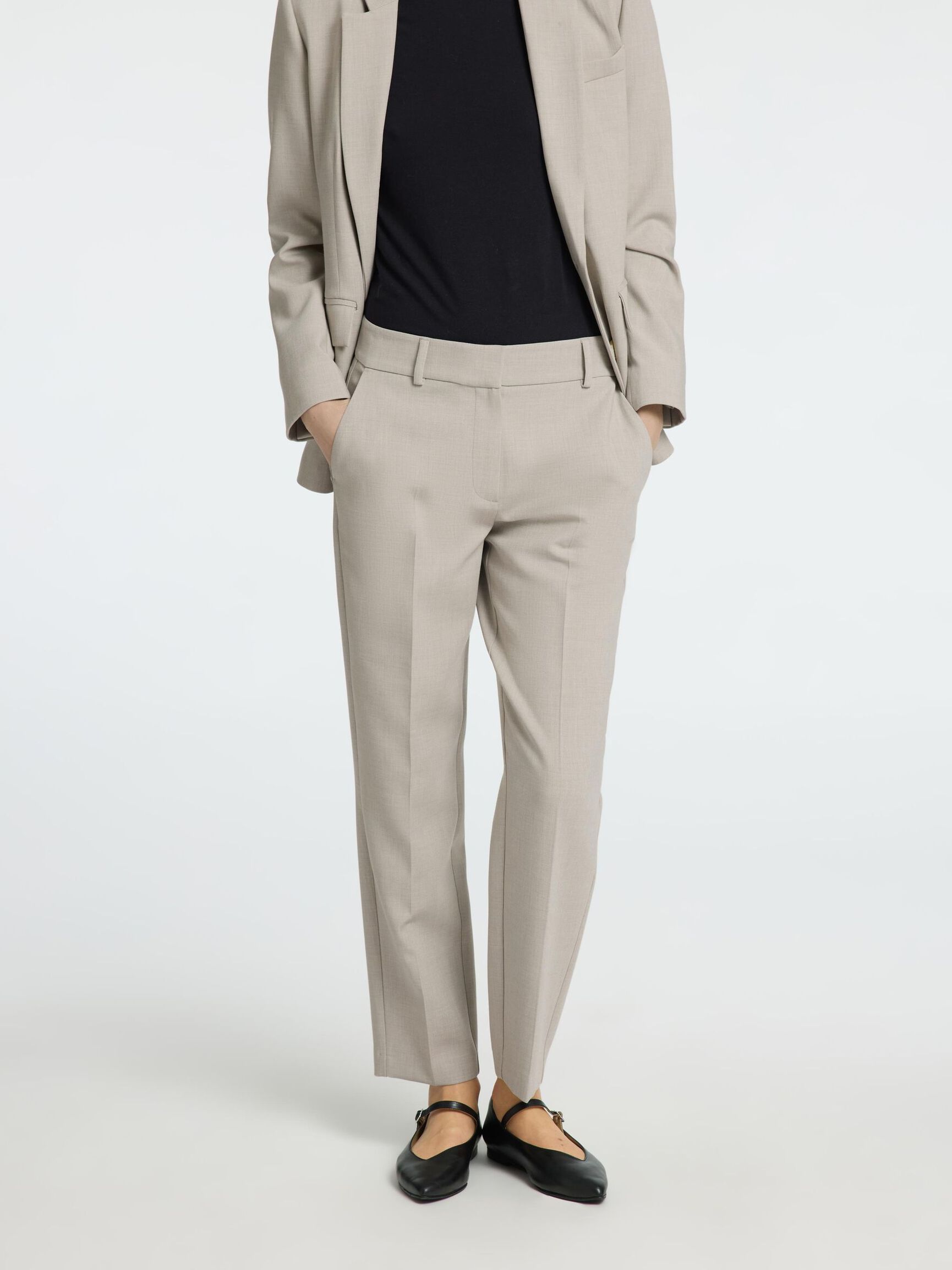 CROPPED TAPERED TROUSERS, Island Fossil, highres
