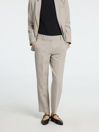 CROPPED TAPERED TROUSERS, Island Fossil, highres