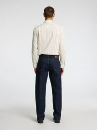 JEANSY O REGULARNYM FASONIE, Dark Blue Denim, highres