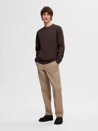 VISCOSE BLEND SWEATSHIRT, Chocolate Torte, highres