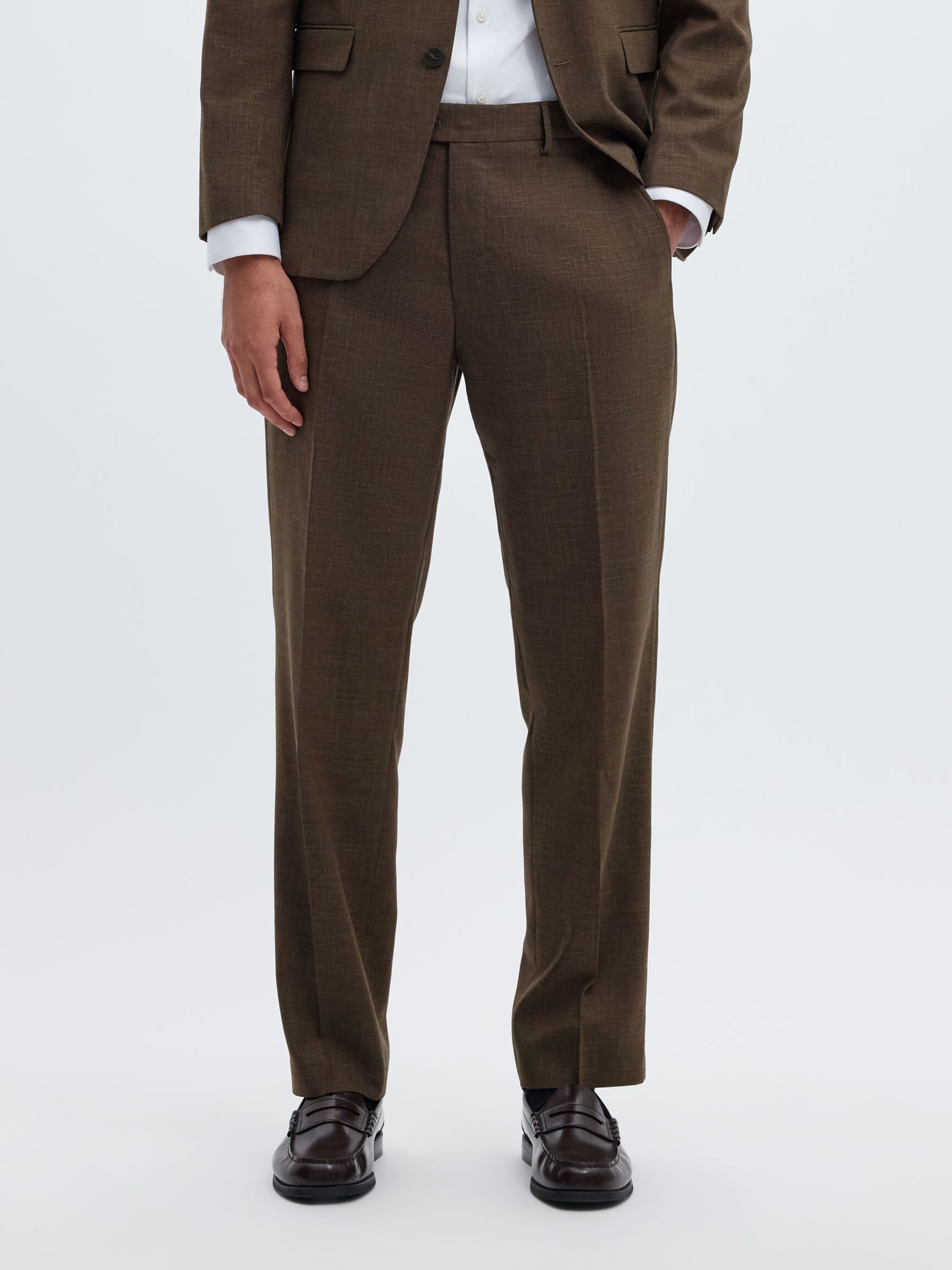 REGULAR FIT SUIT TROUSERS, Delicioso, highres