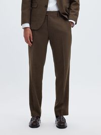 REGULAR FIT SUIT TROUSERS, Delicioso, highres
