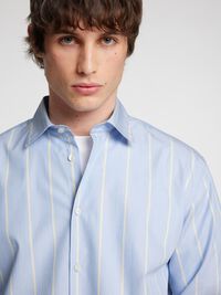 RELAXED FIT LONG SLEEVED SHIRT, Light Blue, highres