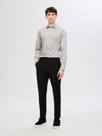 SLIM FIT SKJORTE, Egret, highres