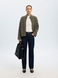 LAINE MÉLANGÉE CARDIGAN, Kalamata, highres