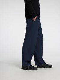 220 LOOSE FIT TROUSERS, Navy Blazer, highres