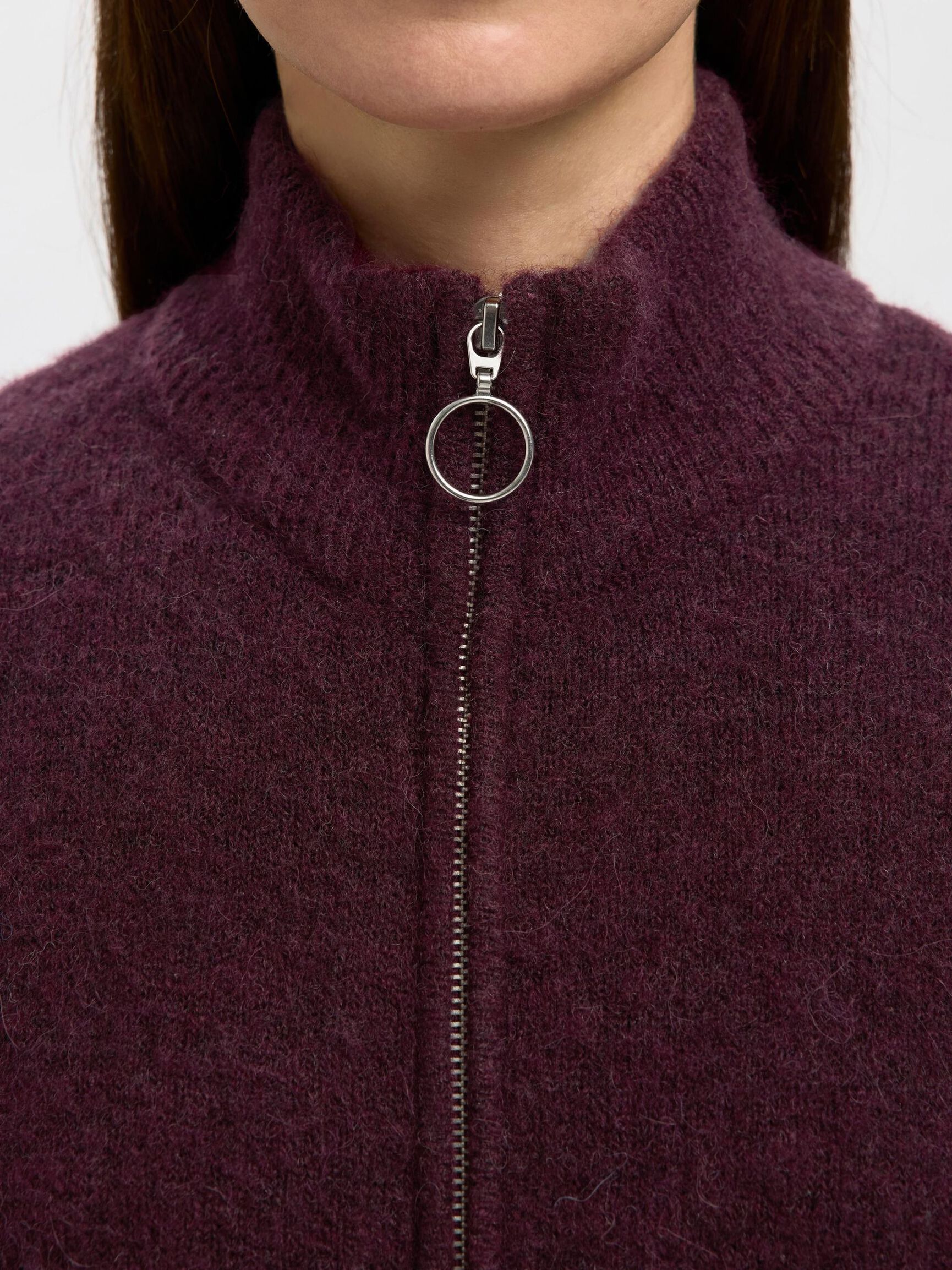 WOOL BLEND CARDIGAN, Fig, highres