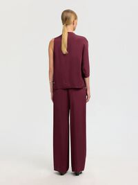 VISCOSE ONE-SHOULDER TOP, Fig, highres