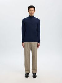 196 STRAIGHT FIT TROUSERS, Sand, highres