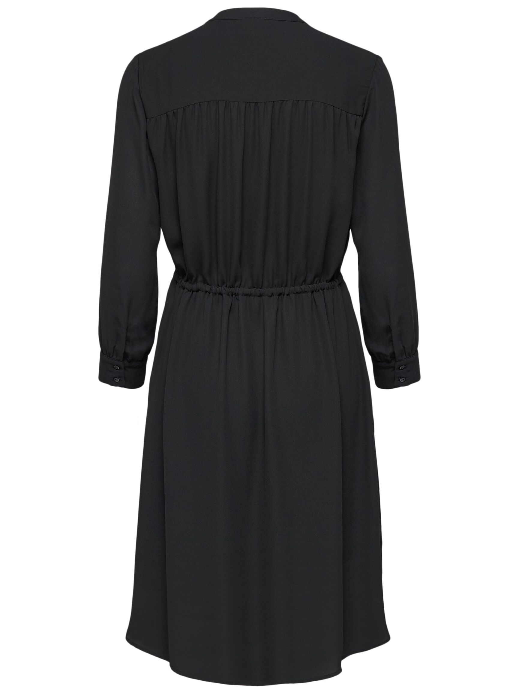 LOOSE MINI DRESS, Black, highres