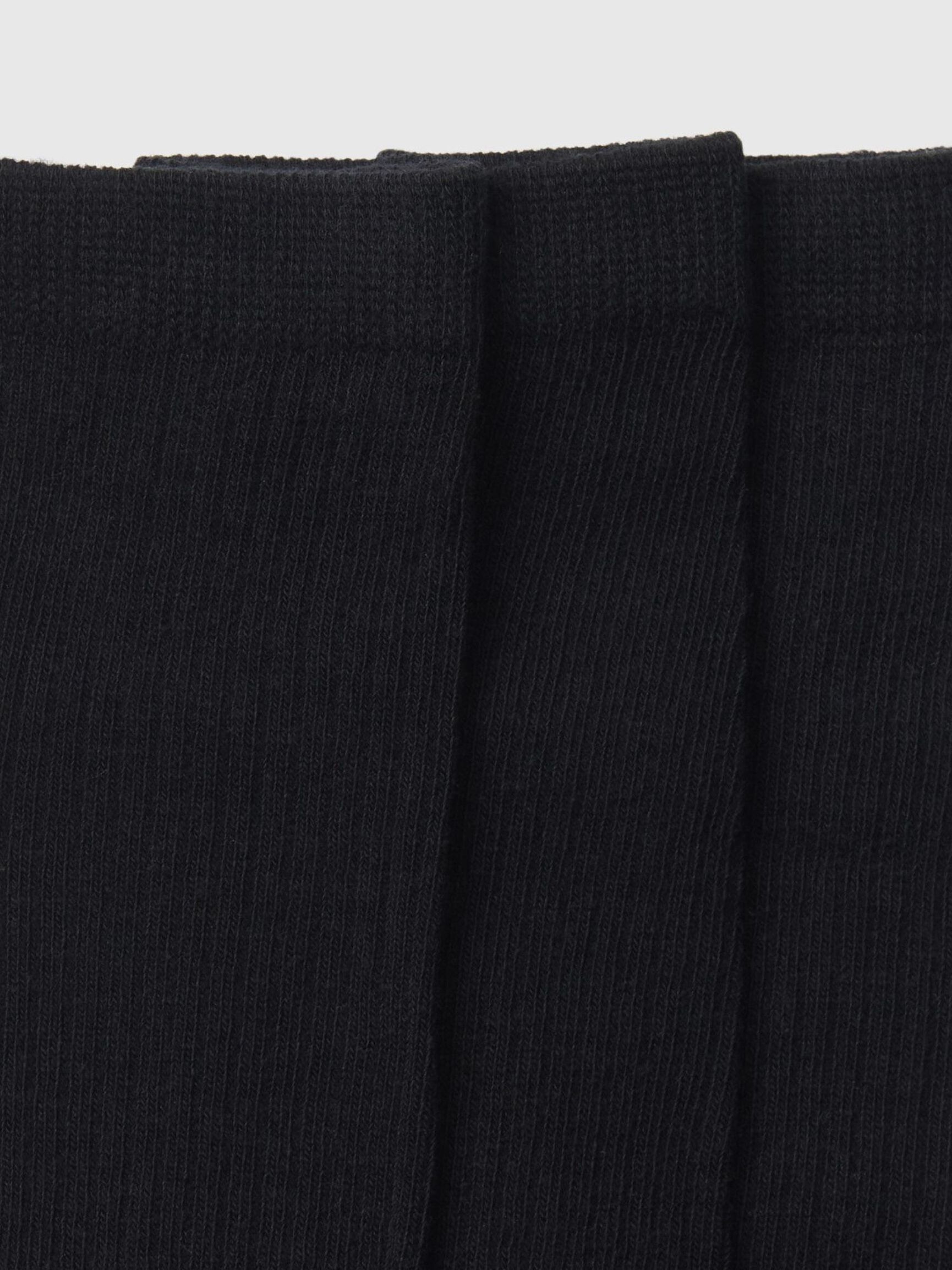 3-PAK BASIC STRØMPER, Black, highres