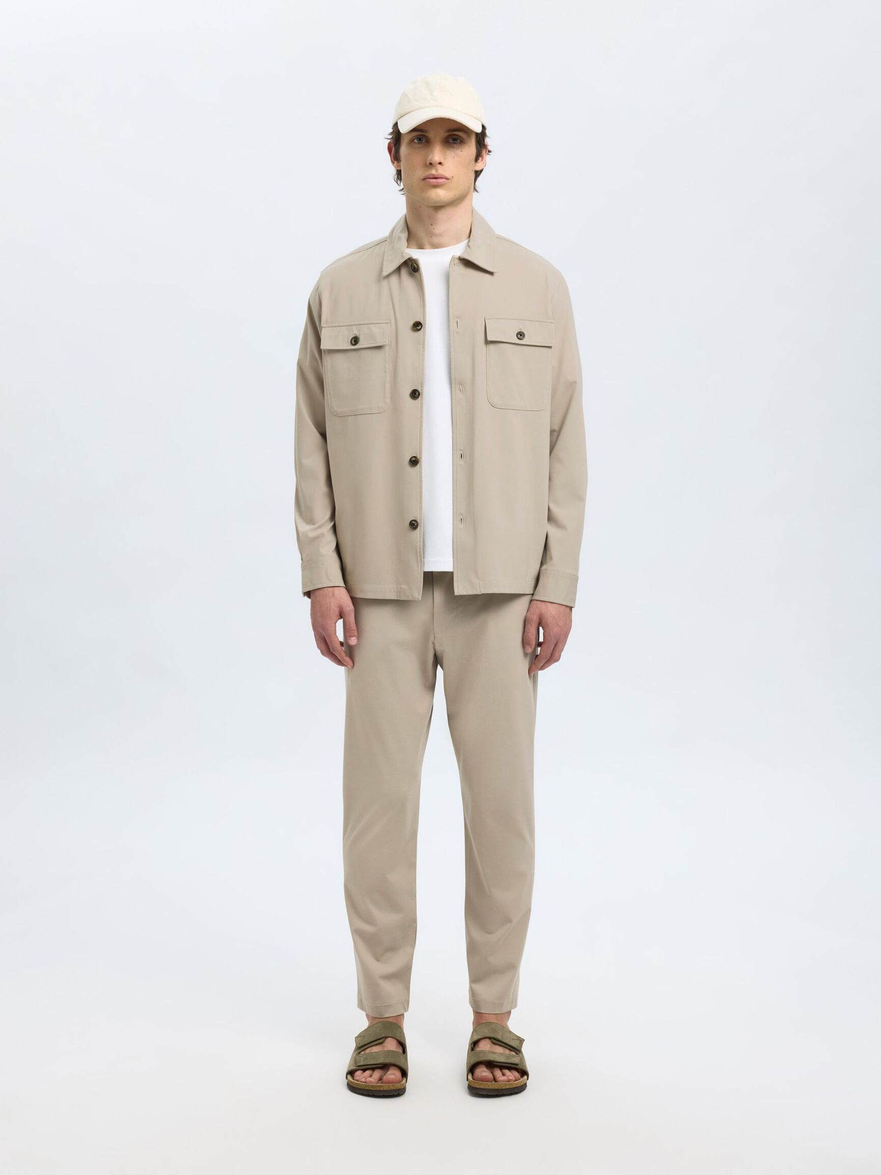 LANGÆRMET OVERSHIRT, Pure Cashmere, highres
