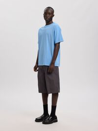 SHORT SLEEVED CREWNECK T-SHIRT, Allure, highres