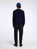 Selected 100% MERINOWOL TRUI MET KRAAG, Navy Blazer, highres - 16096253_NavyBlazer_005.jpg