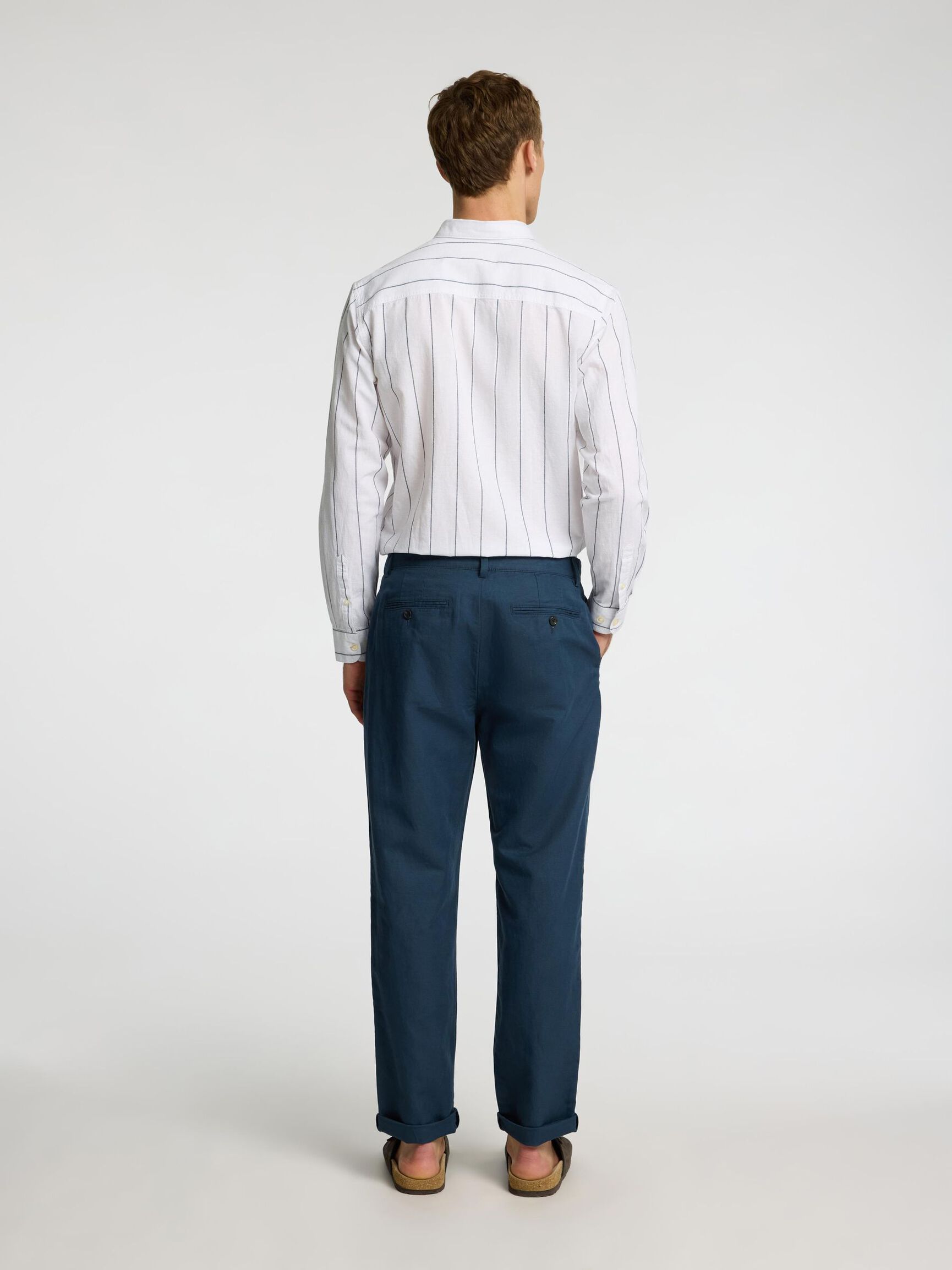 196 STRAIGHT FIT LEINENMIX HOSE, Stratified Sea, highres