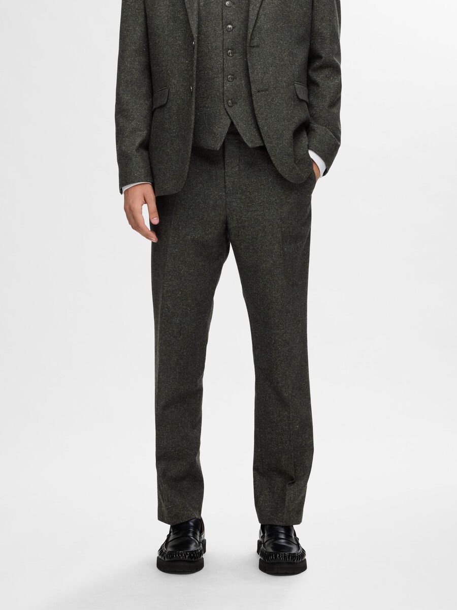 Selected SLIM FIT PANTALON, Dark Green, highres - 16094861_DarkGreen_003.jpg