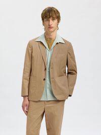 100% COTTON BLAZER, Kelp, highres