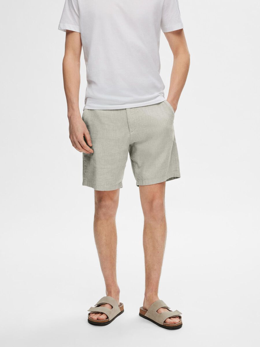 Selected COMFORT FIT SHORTS, Vetiver, highres - 16087638_Vetiver_992200_003.jpg
