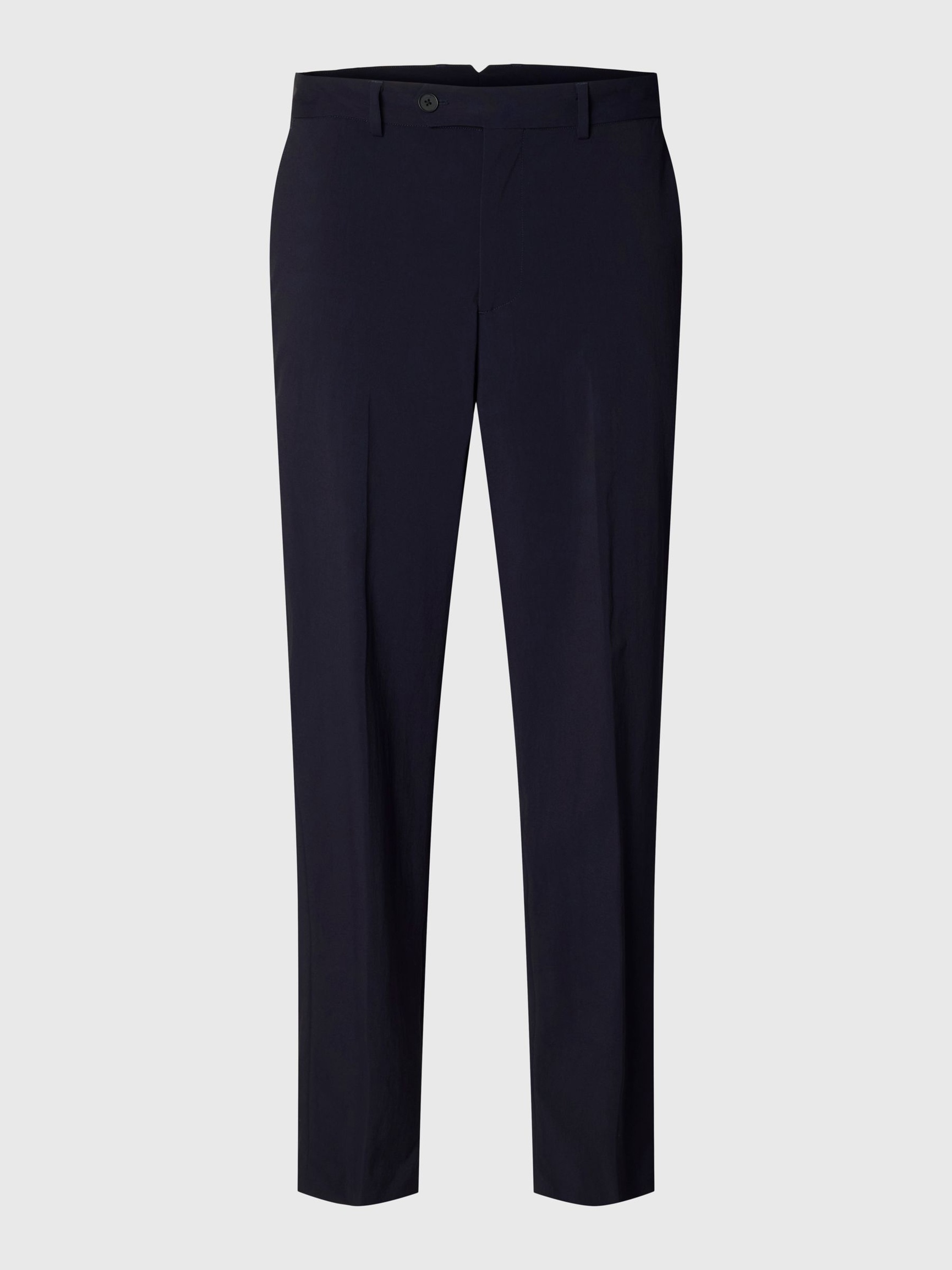 REGULAR FIT SUIT TROUSERS, Dark Navy, highres