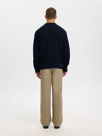 STRICK POLOSHIRT, Sky Captain, highres