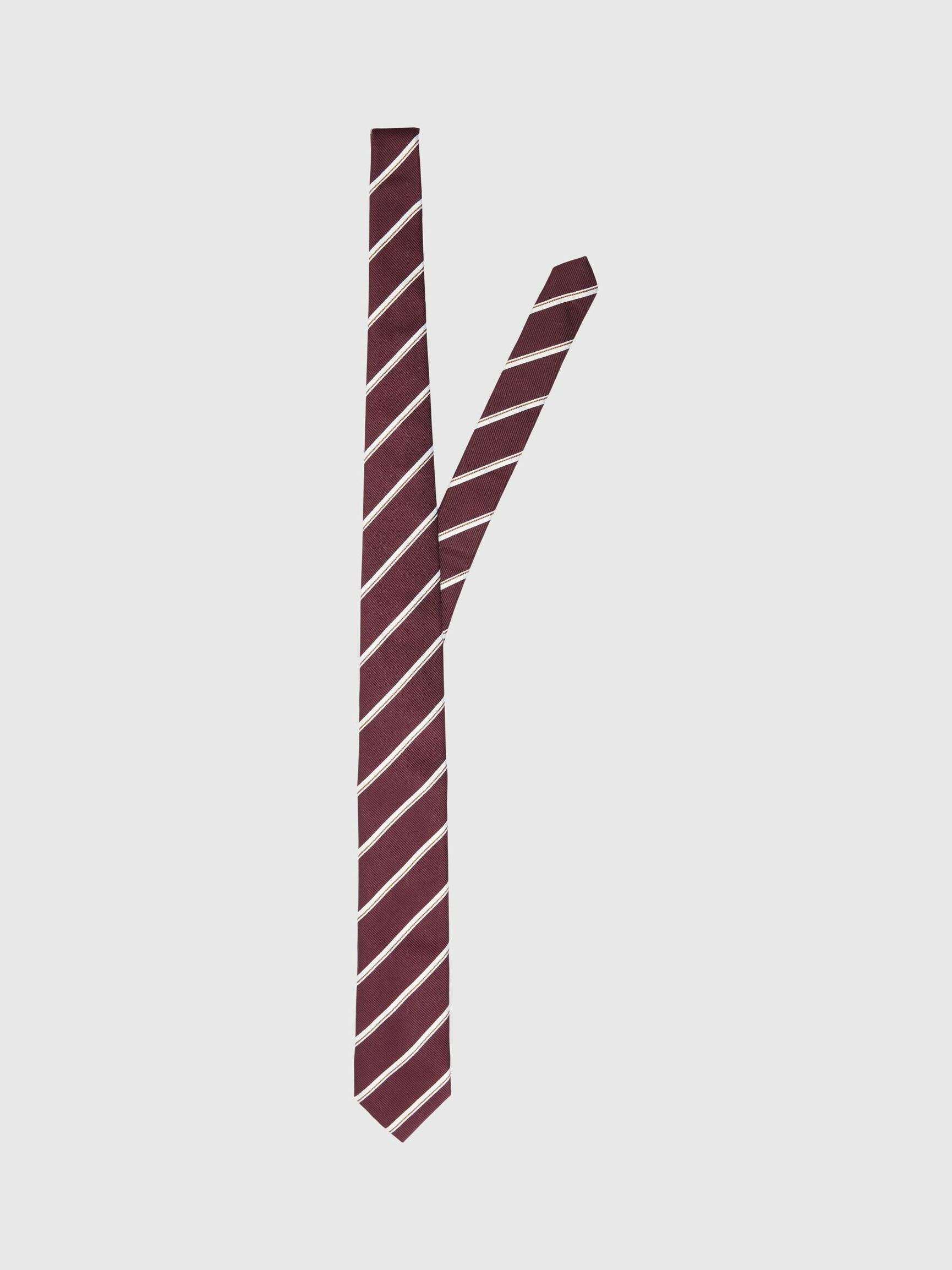 STRIPED TIE, Syrah, highres