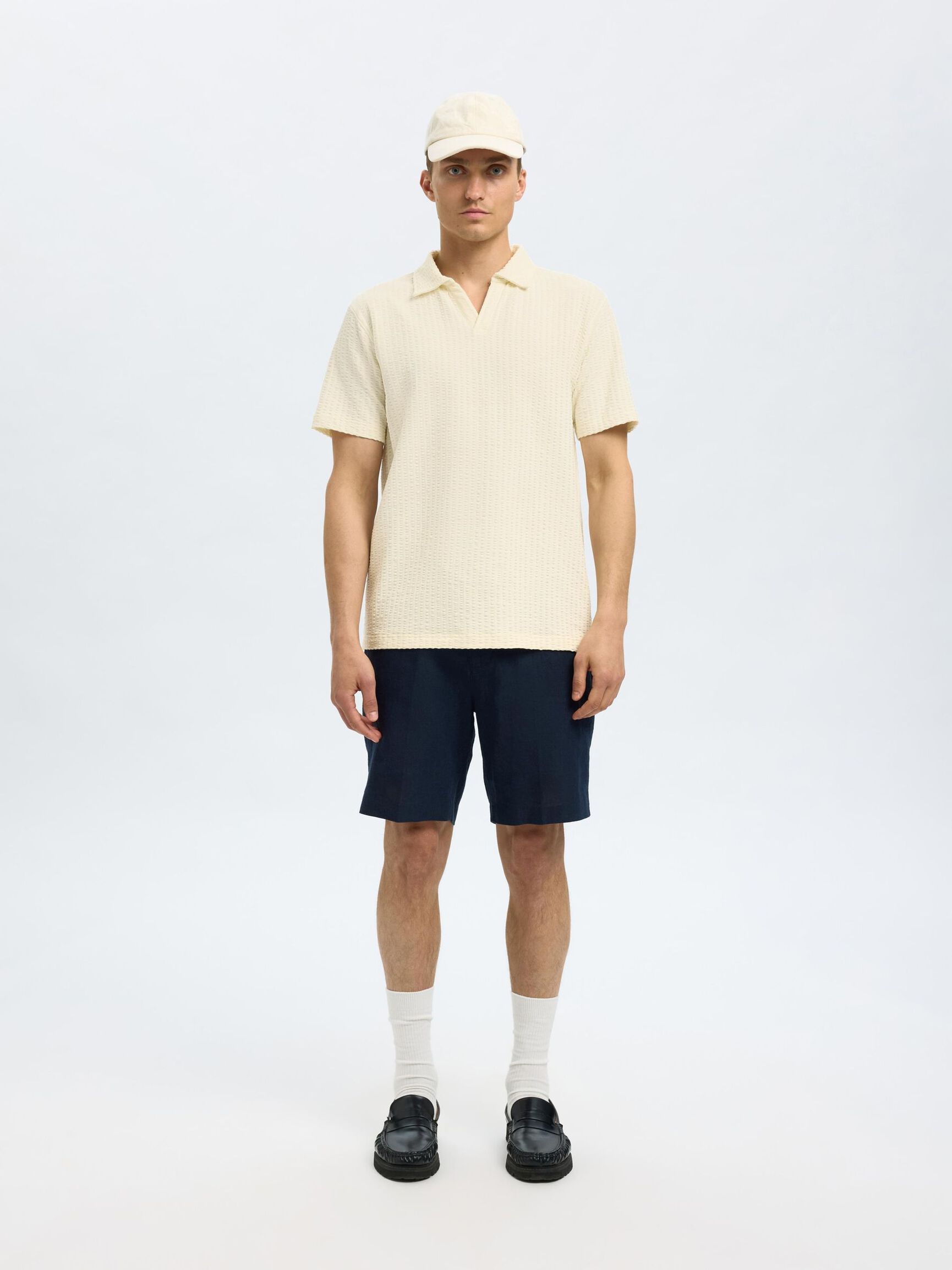 KOSZULKA POLO, Egret, highres