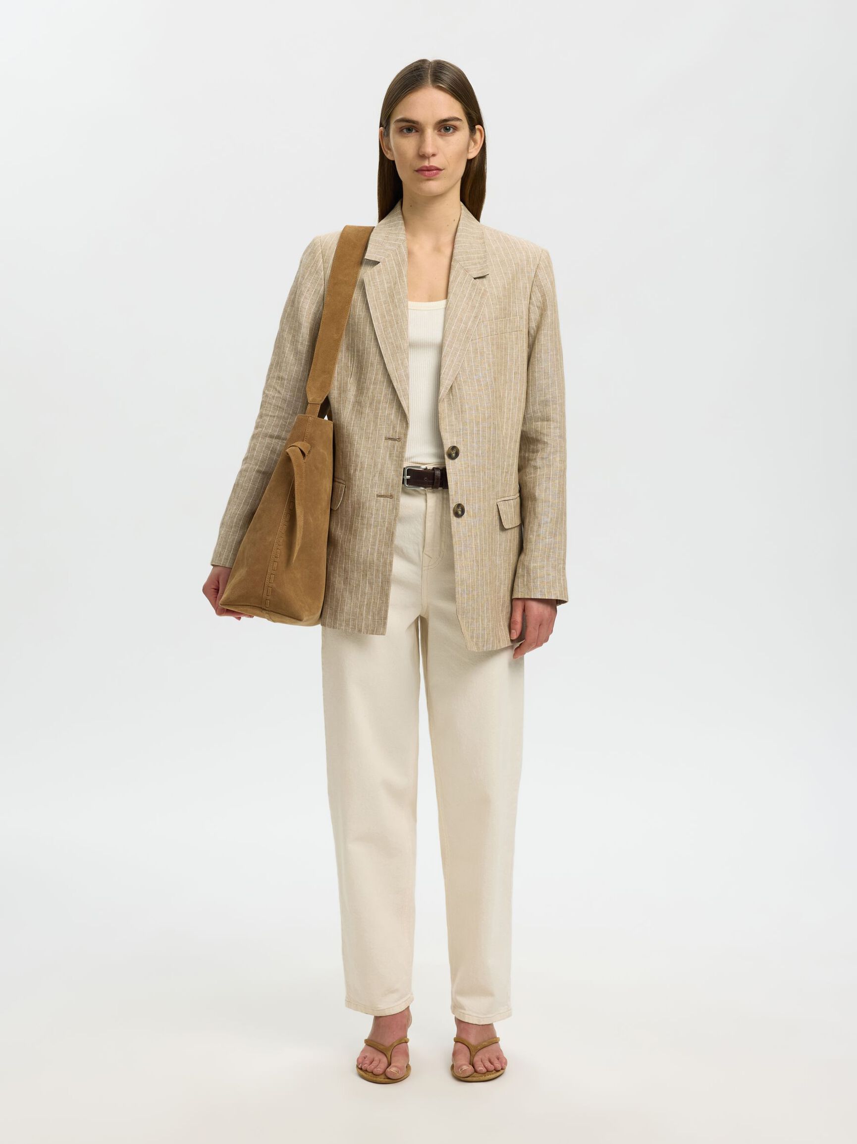 GROOT SUÈDE TAS, Tan, highres