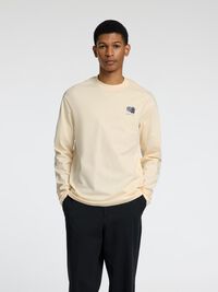 PRINT LONGSLEEVE, Egret, highres