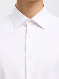 SLIM FIT HEMD, Bright White, highres