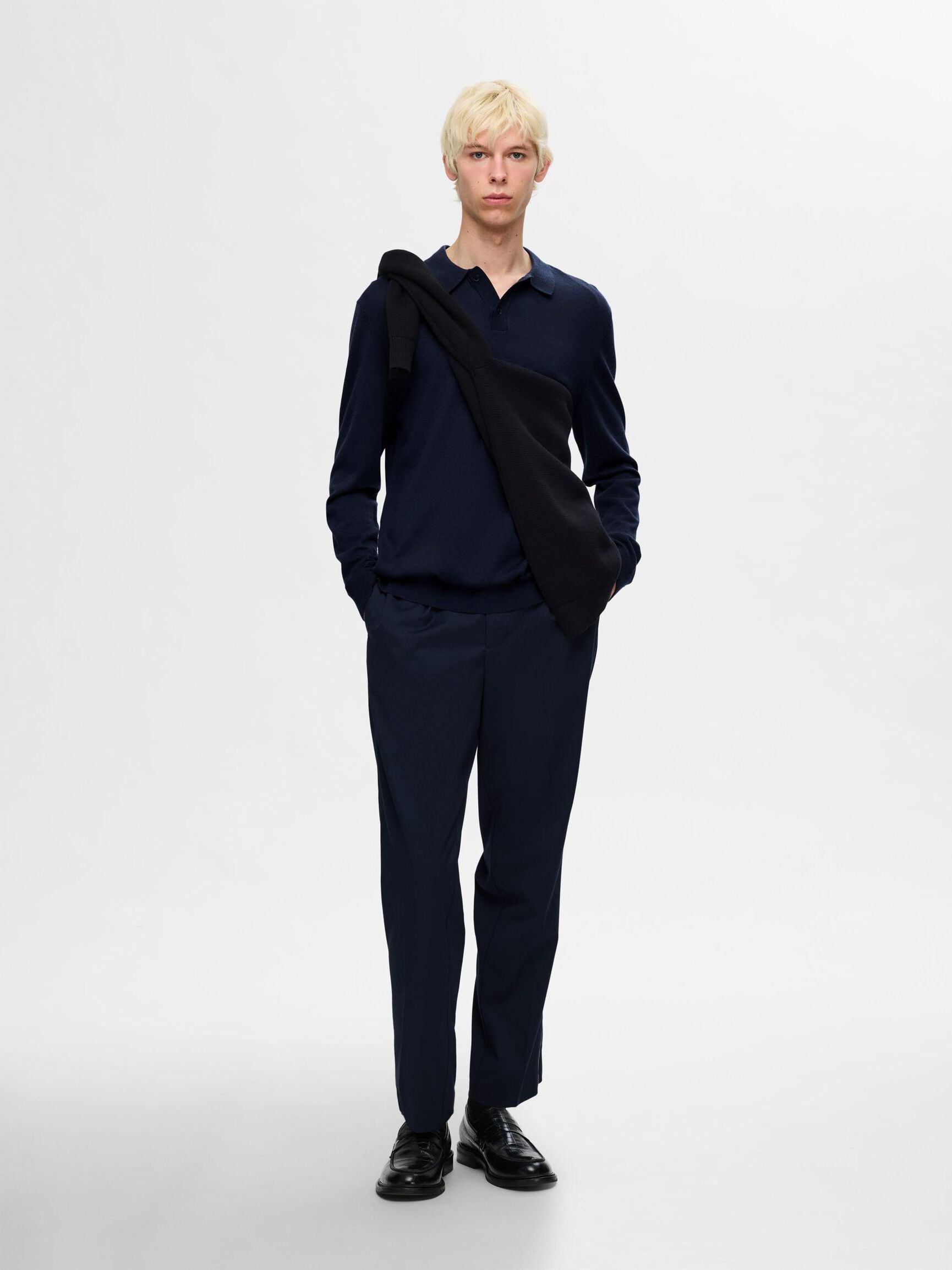 PIKEEPAITA, Navy Blazer, highres