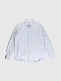 STRIPED LONG SLEEVED SHIRT, Skyway, highres