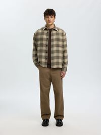 220 LOOSE FIT TROUSERS, Chocolate Chip, highres