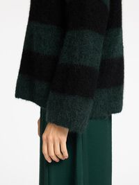OVERSIZED WOOL BLEND JUMPER, Scarab, highres