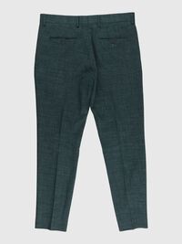 SLIM FIT SUIT TROUSERS, Dark Green, highres