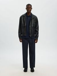 100% COTTON LONG-SLEEVED POLO, Sky Captain, highres