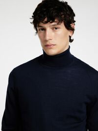 100% MERINOWOL COLTRUI, Navy Blazer, highres