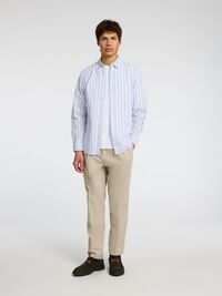 LONG SLEEVED SHIRT, Cashmere Blue, highres