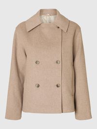 WOLLMIX JACKE, Sandshell, highres