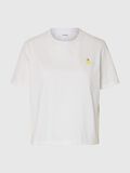 Selected BESTICKTES T-SHIRT MIT RUNDHALSAUSSCHNITT, Bright White, highres - 16101219_BrightWhite_1258639_001.jpg