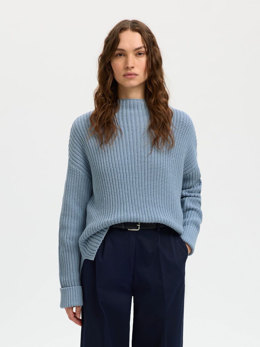 Product tile image - OVERSIZED JUMPER, Dusty Blue | 16097300_DustyBlue