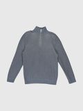 Selected COTTON HALF-ZIP PULLOVER, Stormy Weather, highres - 80000214_StormyWeather_1092616_001.jpg