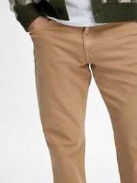 196 STRAIGHT FIT JEANS, Greige, highres