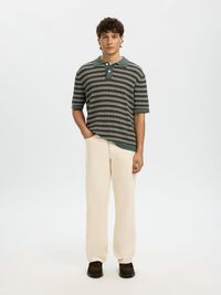 220 LOOSE-FIT JEANS, Ecru, highres